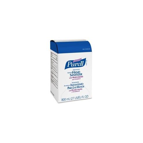 PURELL® 800 mL Bag-in-box Dispenser Hand Sanitizer Refill - 27.1 fl oz (800 mL) - Kill Germs - Hand - Clear - 6 / Carton