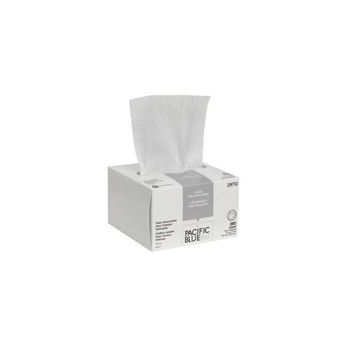 AccuWipe Delicate Task Wipers - For Precision Part, Instrument, Lens - Absorbent, Soft, Non-abrasive, Disposable, Streak-free - Fiber - 280 / Box - White