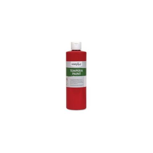 Handy Art 16 oz. Premium Tempera Paint - 16 fl oz - 1 Each - Red