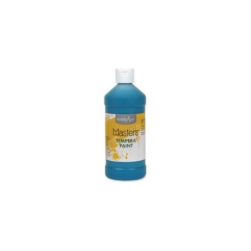 Handy Art 16 oz. Little Masters Tempera Paint - 16 fl oz - 1 Each - Turquoise