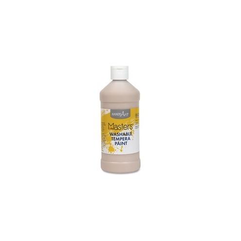 Handy Art 16 oz. Little Masters Washable Tempera Paint - 16 fl oz - 1 Each - Peach