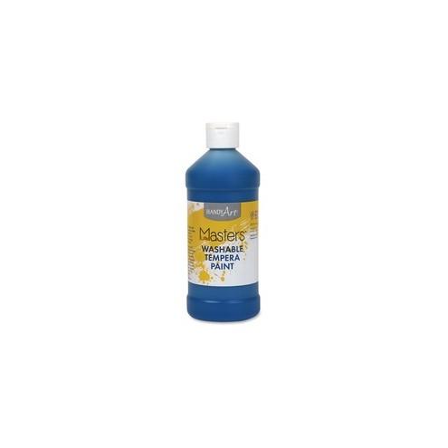 Handy Art 16 oz. Little Masters Washable Tempera Paint - 16 fl oz - 1 Each - Blue