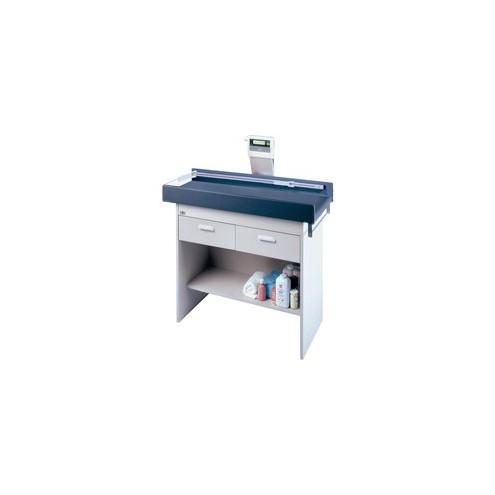 Hausmann Econo-Line 4941 Pediatric Table - Indigo Blue Top - 2 Drawers - 43" Table Top Length x 24" Table Top Width - 36" Height - Assembly Required - Laminated