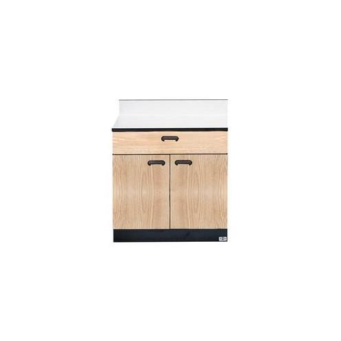 Hausmann 8728-346 Treatment Cabinet - 1-Drawer - 16" x 30" x 30" - 1 x Shelf(ves) - 1 x Drawer(s) - Oak