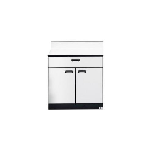 Hausmann 8728927 Treatment Cabinet - 1-Drawer - 16" x 30" x 30" - 1 x Shelf(ves) - 1 x Drawer(s) - Gray