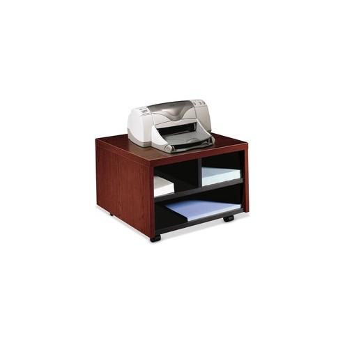 HON 10500 Series Mobile Printer Cart - 14.1" Height x 20" Width x 19.9" Depth - Mahogany