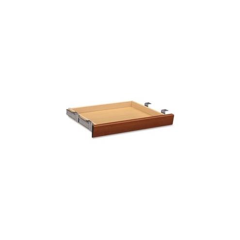 HON Laminate Center Drawer, 22"W - 22" Width x 15.4" Depth x 2.5" Height - Cognac