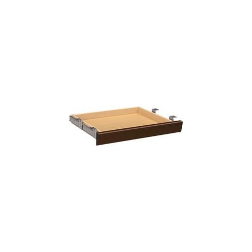 HON Laminate Center Drawer, 22"W - 22" Width x 15" Depth x 2.5" Height - Mocha
