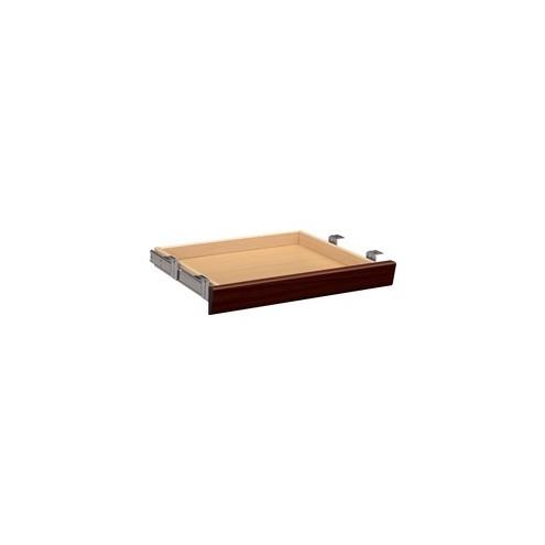 HON Laminate Center Drawer, 22"W - 22" Width x 15.4" Depth x 2.5" Height - Mahogany