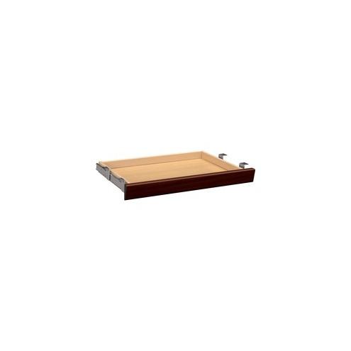 HON Laminate Center Drawer, 26"W - 26" Width x 15.4" Depth x 2.5" Height - Mahogany