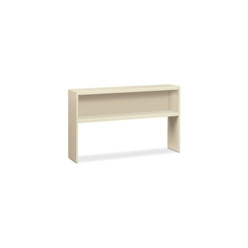 HON 38000 Series Stack-On Storage, 60"W - 60" x 13.5" x 34.8" - Flat Edge - Material: Steel - Finish: Putty