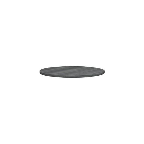 HON Between Sterling Ash Round Table Top - Round Top x 36" Table Top Diameter - Gray