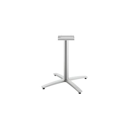 HON Between X-Base, Seated Height - Silver X-shaped Base - 29.50" Height