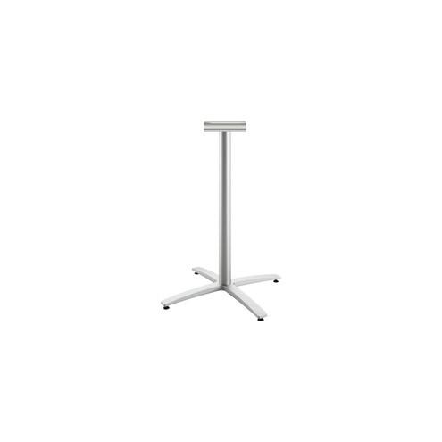 HON Between X-Base, Standing Height - Silver X-shaped Base - 41" Height - Assembly Required