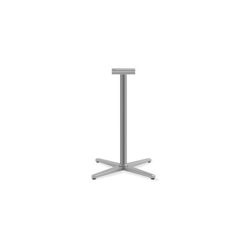 HON Arrange Cafe X-Base, For 42-48? Top - 32" x 32" x 40" - Material: Aluminum - Finish: Satin Chrome Base
