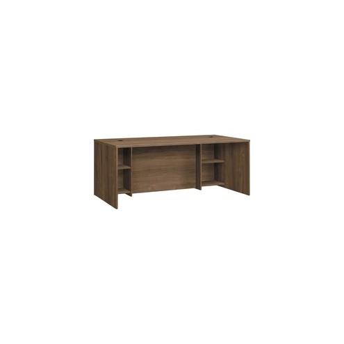 HON Foundation Breakfront Desk Shell - 72" x 36" x 29" , 1" Top, 1" Panel - Finish: Thermofused Laminate (TFL), Pinnacle