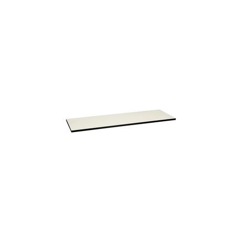 HON Huddle Table Top, 72"W x 24"D - Black Rectangle, High Pressure Laminate (HPL), Silver Mesh Top - 24" Table Top Length x 72" Table Top Width x 1.13" Table Top Thickness - Steel
