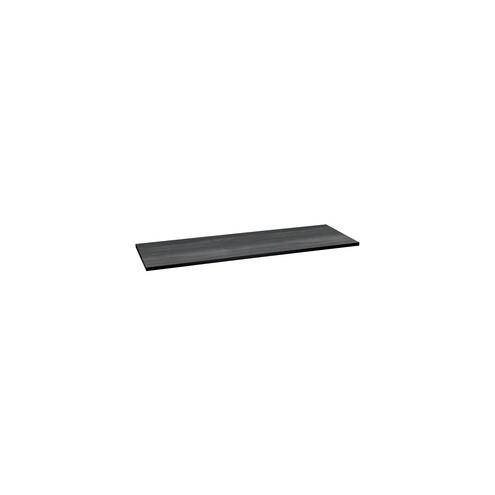 HON Huddle Sterling Ash Rectangular Table Top - Gray Rectangle Top - 72" Table Top Width x 24" Table Top Depth - Assembly Required