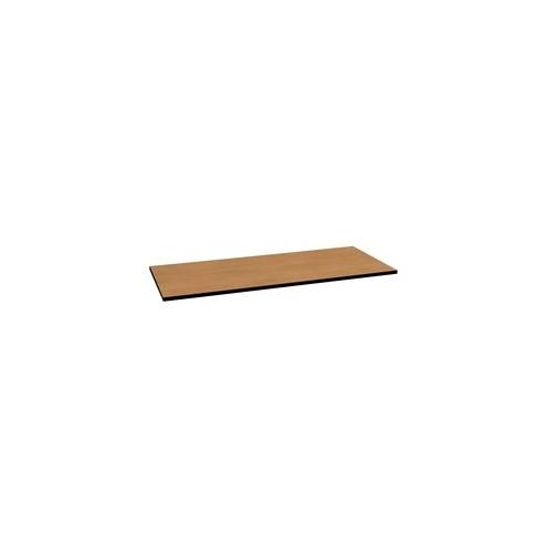 HON Huddle Table Top, 72"W x 30"D - Harvest Black Rectangle, High Pressure Laminate (HPL) Top - 72" Table Top Length x 30" Table Top Width x 1.13" Table Top Thickness - Steel
