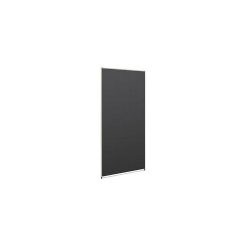 HON Verse Office Partition - 36" Width x 1.5" Depth x 72" Height - Metal - Graphite