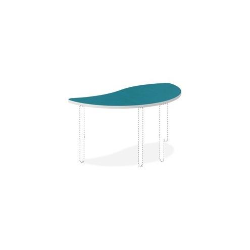 HON Build Wisp Table 50"W x 30"D - Blue Agave Laminate Wisp, Thermofused Laminate (TFL) Top - 30" Table Top Width x 54" Table Top Depth x 1.13" Table Top Thickness