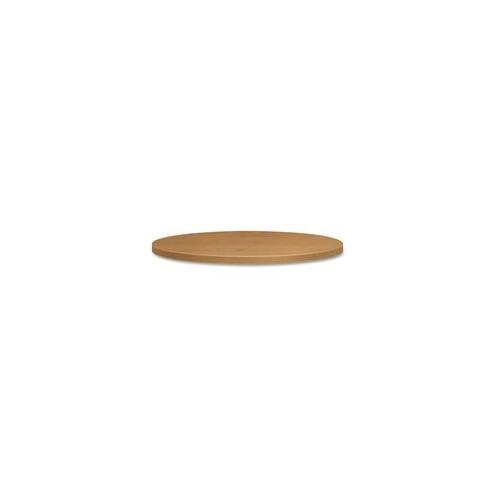 HON Preside Cafeteria Table Top - Round Top - 1.13" Table Top Thickness x 42" Table Top Diameter - Assembly Required - Harvest, Laminated