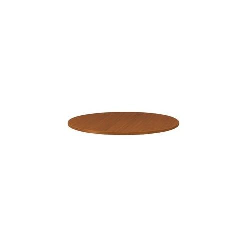 HON Preside Round Table Top, 36" - Bourbon Cherry Round, Laminated Top x 36" Table Top Diameter - Particleboard