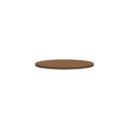 HON Preside Round Table Top, 42" - Round Top - 1.13" Table Top Thickness x 42" Table Top Diameter - Assembly Required - Bourbon Cherry, Laminated