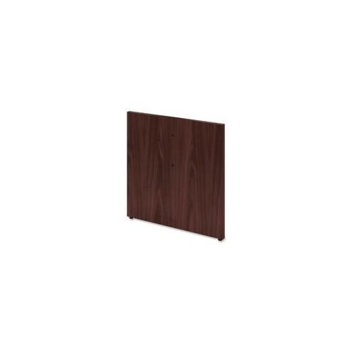 HON Preside Panel Base for Adder Section - Slab Base - 28.38" Height - Assembly Required - Laminated, Mahogany