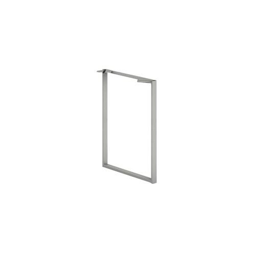 HON Voi Laminate Worksurface Component - 6" Width x 23.8" Depth x 40.6" Height - Laminate - Platinum Metallic