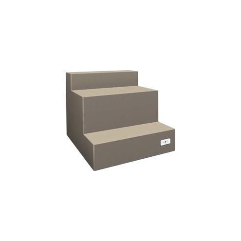 HPFI Flex Seat with Power - 37" x 40.5" x 34.8"Chair, 10.8" x 34.8" x 2" Chair Seat - Material: Engineered Hardwood Frame - Finish: Beige