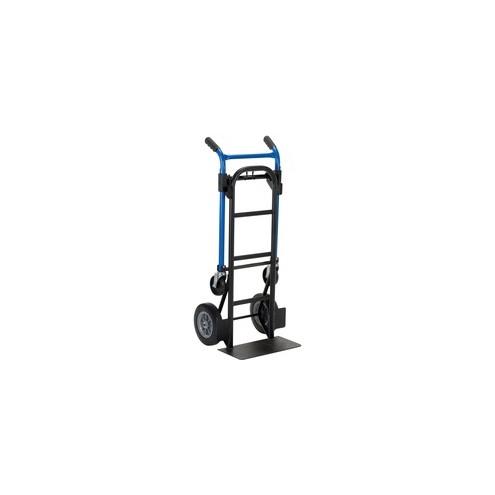 Harper Quick Change 4-in-1 Hand Truck - 900 lb Capacity - x 20.5" Width x 19" Depth x 48" Height - Steel Frame - Black - 1 Each