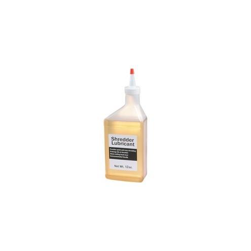 HSM Shredder Lubricant - 12 oz Bottle - 12 oz - Clear