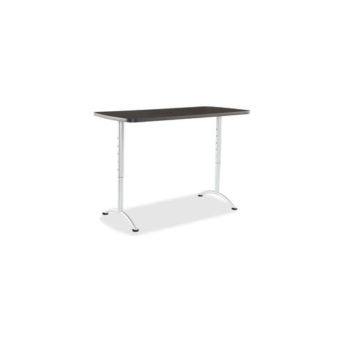 Iceberg Utility Table - Rectangle Top - 60" Table Top Length x 30" Table Top Width - Assembly Required - Gray Walnut