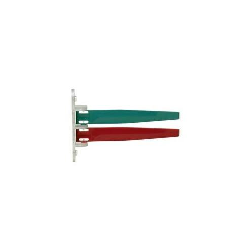 IMC-DIP Exam Room Status Signal Flags - 5.50" x 7.25" - Plastic - Teal, Berry