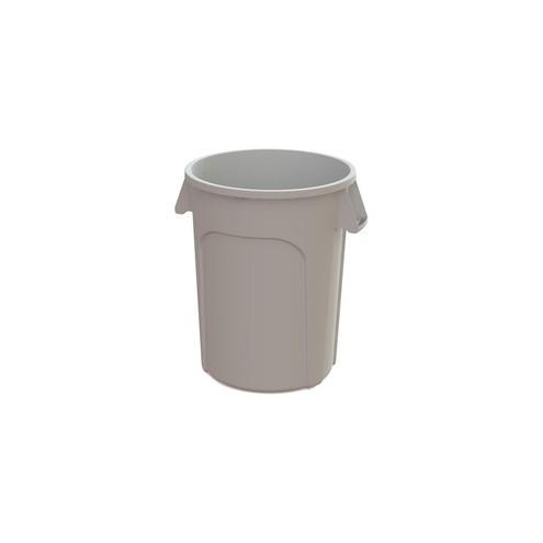 Value-Plus Container 20 Gallon Plastic White - Sturdy Handle - Plastic - White