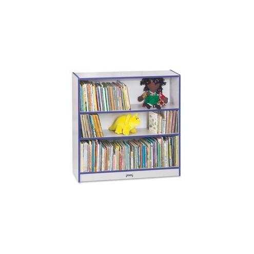 Rainbow Accents 36" Bookcase - 36" Height x 36.5" Width x 11.5" Depth - Blue - 1Each