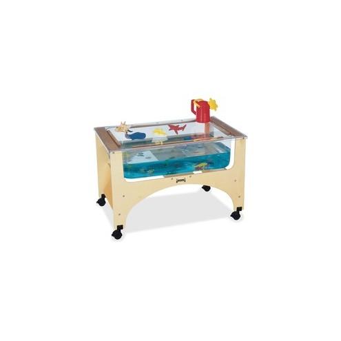 Jonti-Craft See-Thru Sensory Play Table - 24.50" Height x 37" Width x 23" Depth - Assembly Required - Baltic, Clear