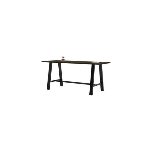 KFI Midtown Solid Wood Top 41"H Table - Espresso Rectangle Top - 84" Table Top Length x 36" Table Top Width - 41" Height - Assembly Required