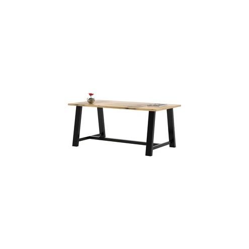 KFI 36x72" Solid Wood Top Midtown Table - Natural Rectangle Top - 72" Table Top Length x 36" Table Top Width - 30" Height - Assembly Required