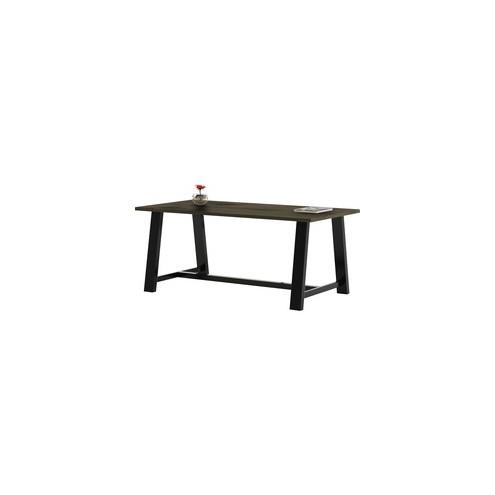 KFI 36x72" Solid Wood Top Midtown Table - Wood Grain Rectangle Top - 72" Table Top Length x 36" Table Top Width - 30" Height - Assembly Required