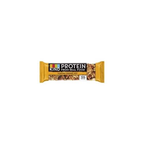 KIND Protein Bars - Trans Fat Free, Low Sodium, Gluten-free, Individually Wrapped - Toasted Caramel Nut - 1.76 oz - 12 / Box