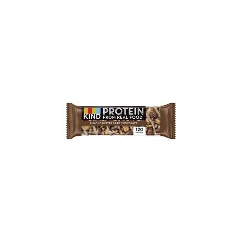 KIND Protein Bars - Gluten-free, Trans Fat Free, Individually Wrapped, Low Sodium, Low Glycemic - Almond Butter Dark Chocolate - 1.76 oz - 12 / Box