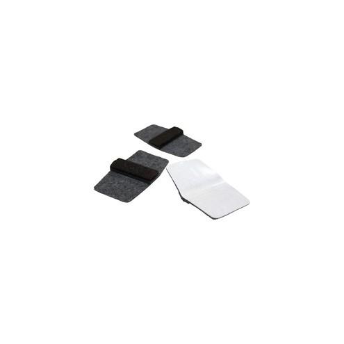 Lorell Wraparound Floor Savers - Gray - 100/Bag