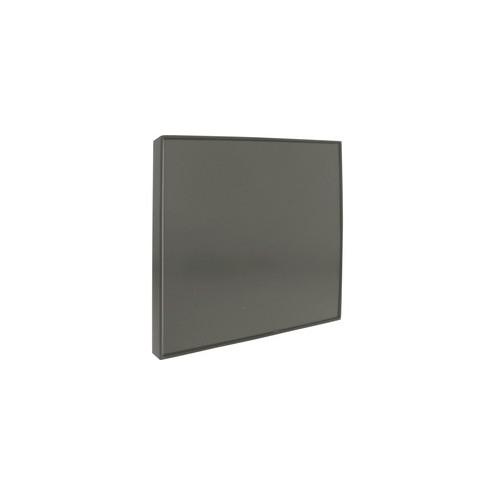Lorell Snap Plate Architectural Sign - 1 Each - 10" Width x 10" Height - Easy Readability, Injection-molded, Easy to Use - Warm Gray