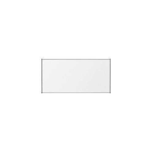 Lorell HPL Dry Erase Board - 96" (8 ft) Width x 48" (4 ft) Height - White Surface - Silver Anodized Aluminum Frame - 1 Each