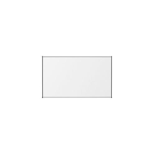 Lorell HPL Dry Erase Board - 72" (6 ft) Width x 48" (4 ft) Height - White Surface - Silver Anodized Aluminum Frame - 1 Each