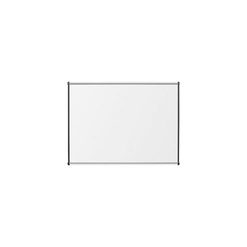 Lorell HPL Dry Erase Board - 48" (4 ft) Width x 36" (3 ft) Height - White Surface - Silver Anodized Aluminum Frame - 1 Each