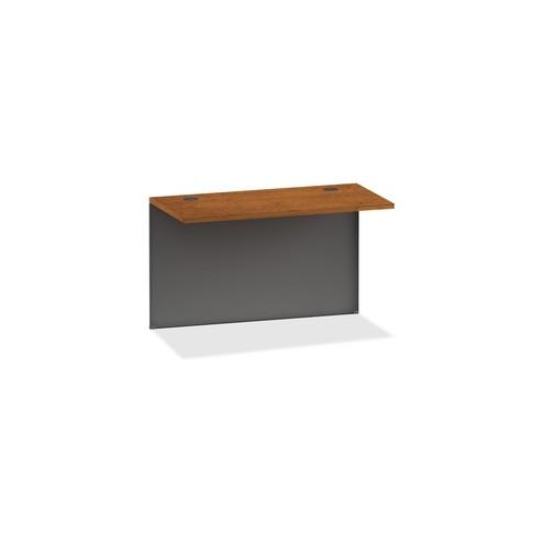 Lorell Cherry/Charcoal Bridge - 48" x 24" - Finish: Cherry, Charcoal
