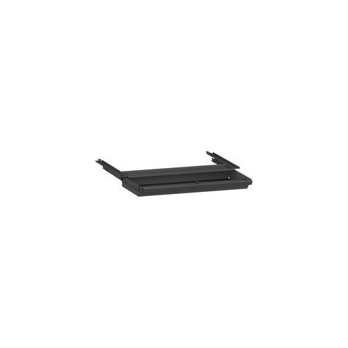 Lorell 97000 Modular Desk 24-3/4" Center Drawer - 25" Length x 24.8" Width x 3" Height - Charcoal